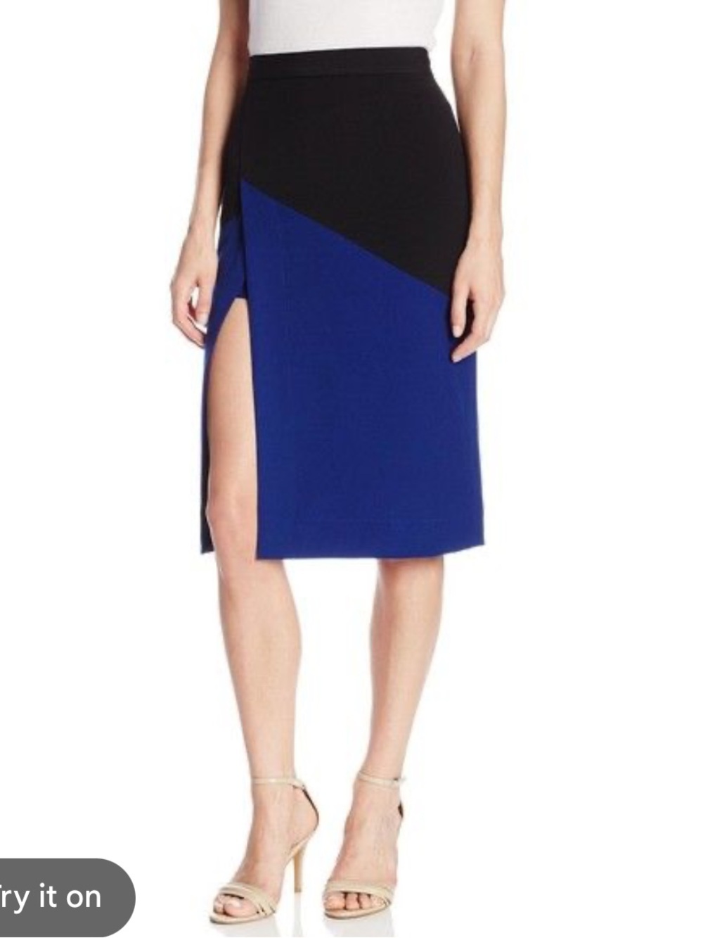 BCBGMAXAZRIA Jowell Color-Blocked Pencil Skirt size 0